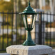 Colonial Pillar Mount Green Finish B22 Made In Italy Colonial Pillar Mount Green Finish B22 Made In Italy